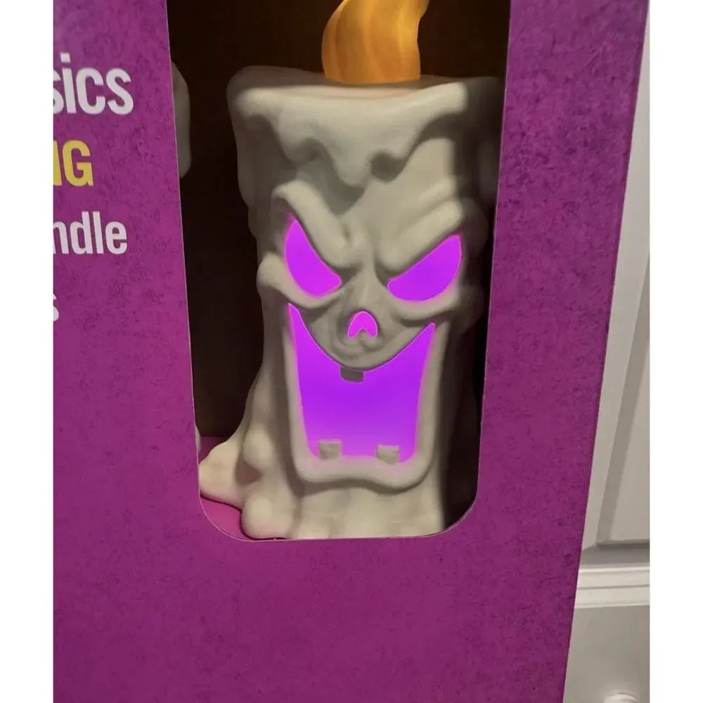 Home Depot Home Accents Halloween LED MULTI COLOR Spooky Candles New Pathway